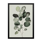 Tropical Green Leaf Framed Art Print Poster Paining for Home Décor